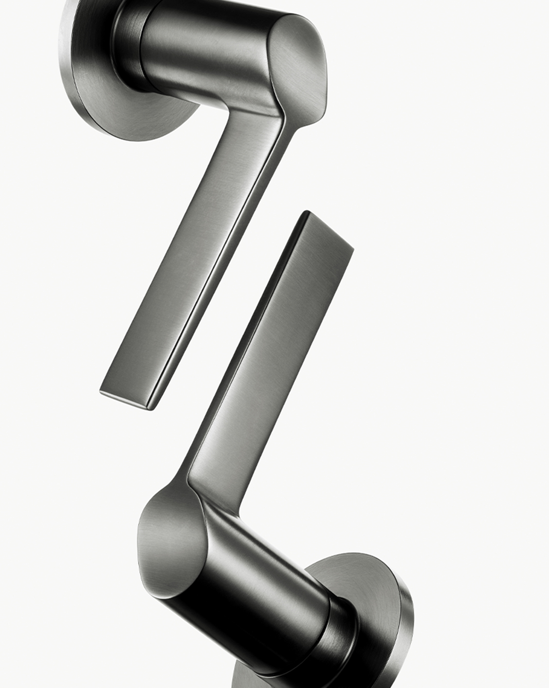 Finot Slope Lever Handle in Dark Nickel