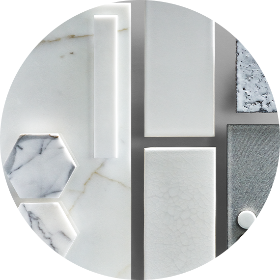 White Tile & Stone >
