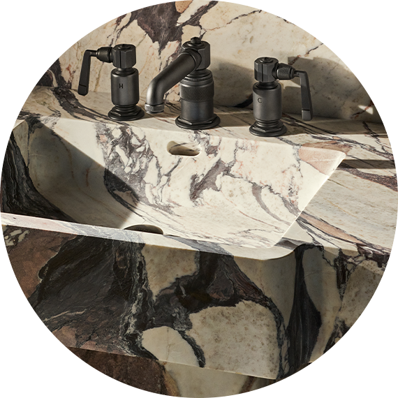 A Masterclass in<br>Stone Sinks>