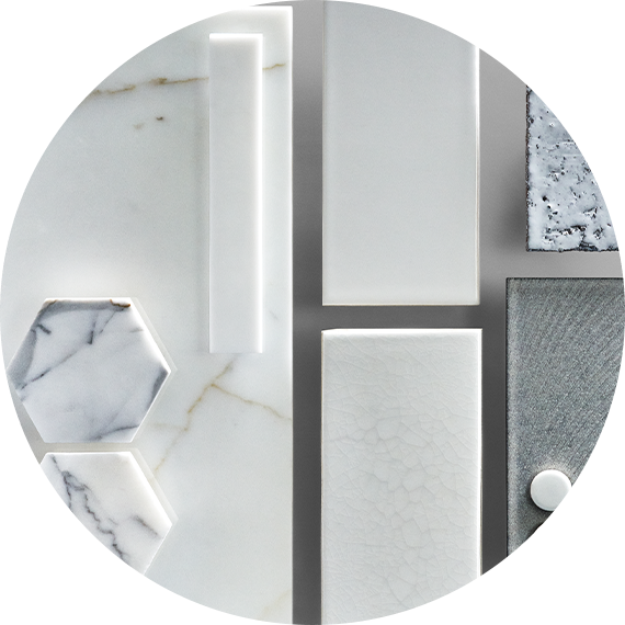 White Tile & Stone >