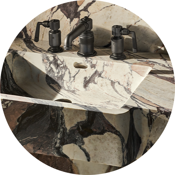 A Masterclass in<br>Stone Sinks>