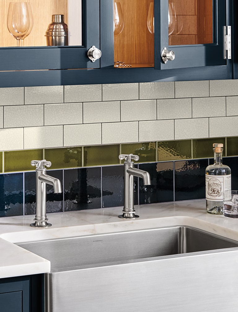 Henry Bar Faucet and Kerr Farmouse Apron Sink