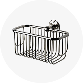SHOWER BASKETS & RODS